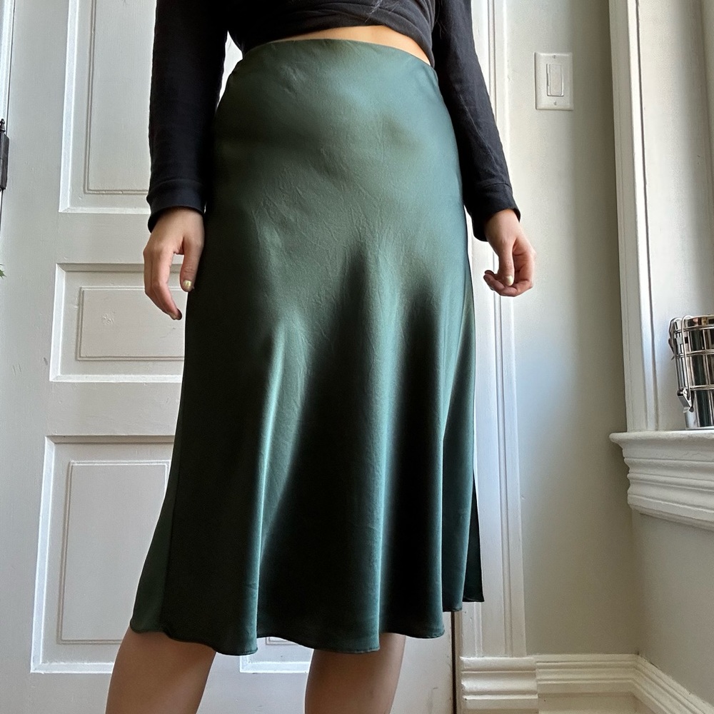 Quince washable 100% silk skirt